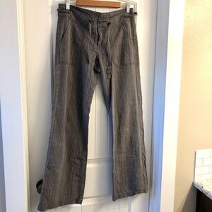 Prana pants Steph Wide Leg mid rise size 8 gray